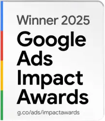 2025 Google Ads Impact Award Winner