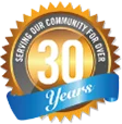 Serving our community for 30 years