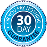30 day guarantee logo