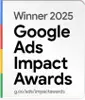 Google Ads Impact <br>Award Winner Badge