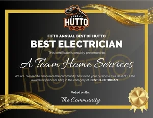 Best Electrician Award Hutto