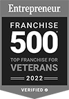 Entrepreneur Franchise 500 2022 Top Veterans