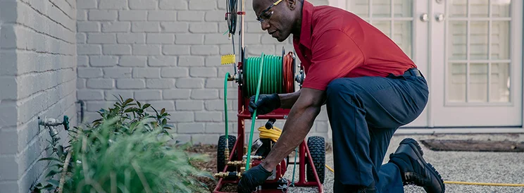 Drain Cleaning with HydroScrub® Technology