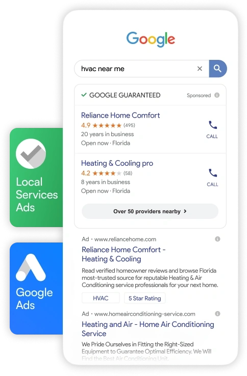 Local services ads, Google ads