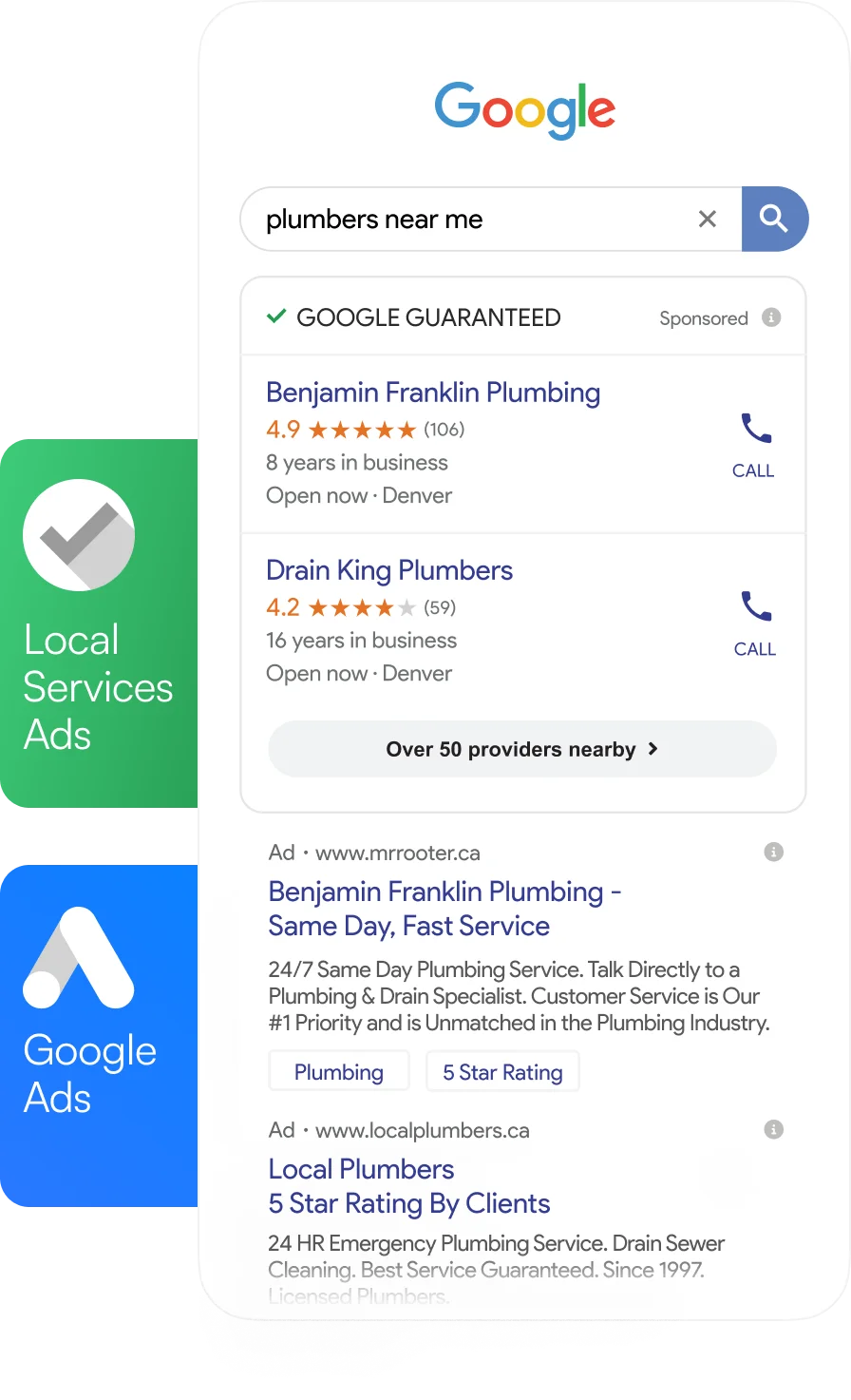 Local services ads, Google ads