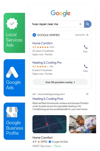 Local services ads, Google ads