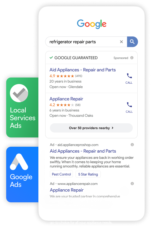 Local services ads, Google ads