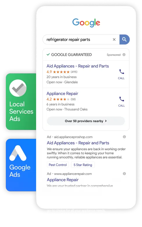 Local services ads, Google ads