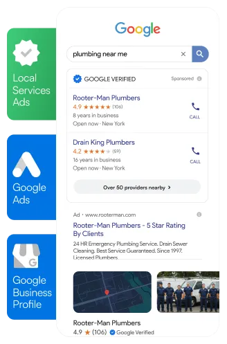 Local services ads, Google ads