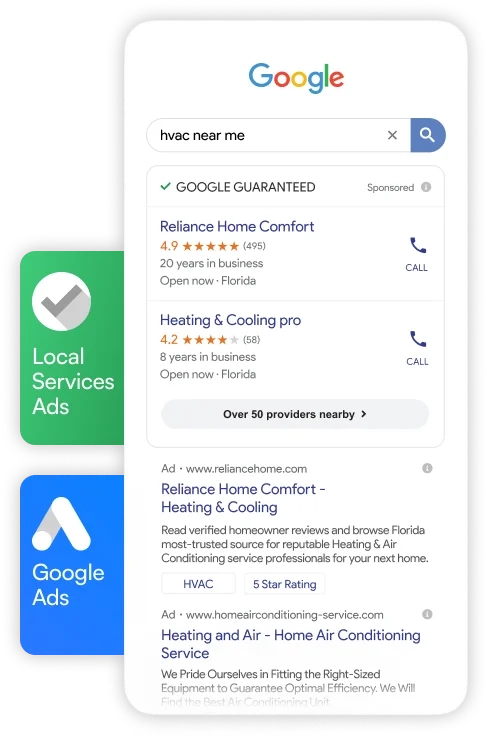 Local services ads, Google ads