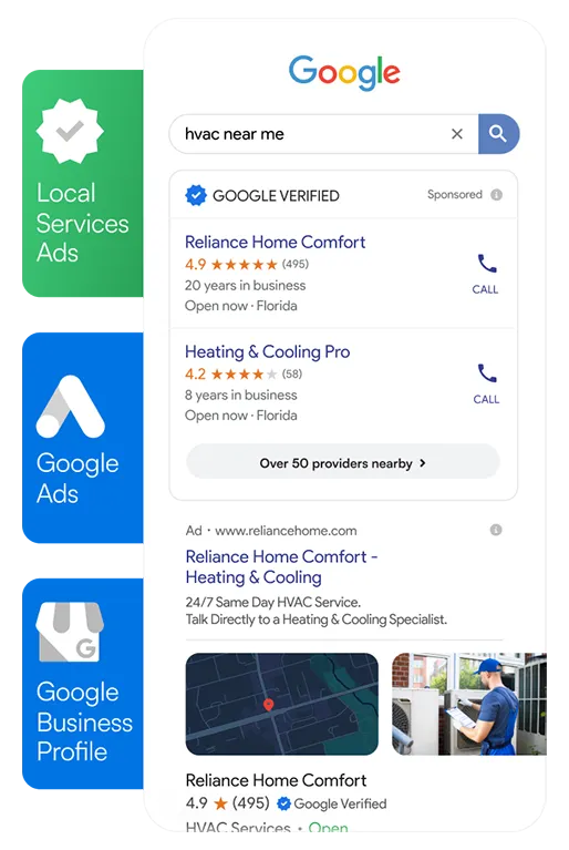 Local services ads, Google ads