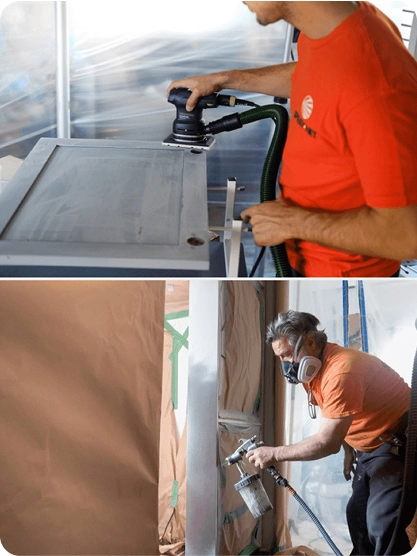 Spray-Net Kitchen Cabinets