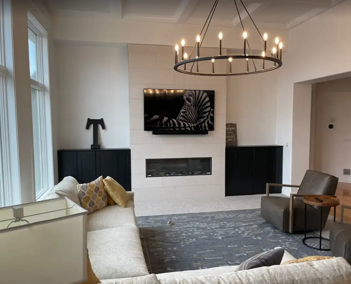 After — Living room repainted by WOW 1 Day Painting