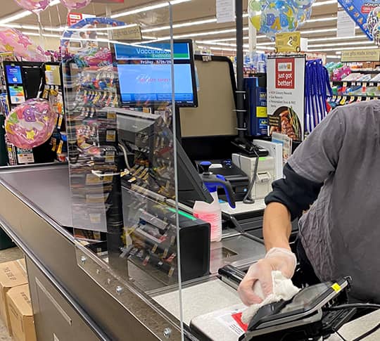 Sneeze Guards & Glass Barriers