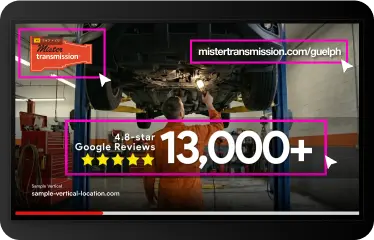 Custom TV ad built to your branding