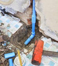 Underslab Pipe Repair