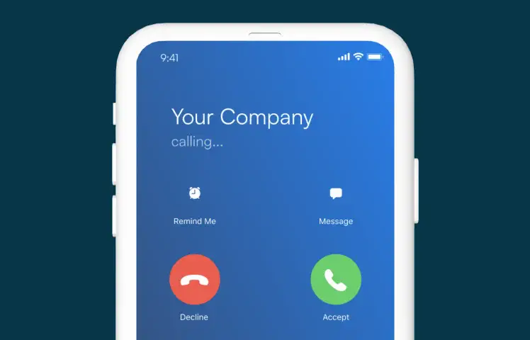 Phone call screen